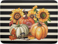Sunflower Pumpkin Dish Drying Mat by Sweetshow