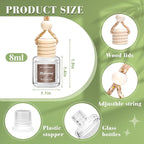 6 Pack Car Air Freshener for Women, Long Lasting Slow-Release Natural Essential - Image 6