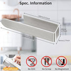 Adhesive Hand Towel Holder, 8 Inch Towel Holder - Image 7