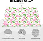 Pink Flamingo Leaf Dish Drying Mat 18x24 - Image 3