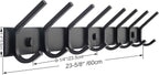 WEBI Coat Rack Wall Mounted, 24 Inch 8 Hooks - Image 2