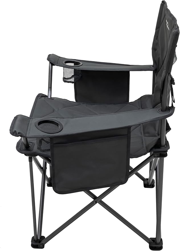 ALPS Mountaineering King Kong Camping Chairs for Adults with Mesh Cup Holders and Pockets, Built Durable and Reliable with Compact Foldable Steel Frame - Image 4
