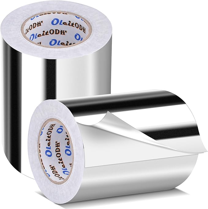 2 Pack Aluminum Foil Tape Bulk by Oleitodh