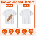 Stain Remover Wet Wipes Bulk, Individual Wrapped Clothes Portable Travel Messy - Image 4