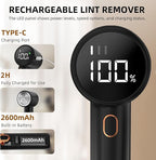 Fabric Shaver, Lint Remover Rechargeable, Electric Portable Sweater Defuzzer - Image 3
