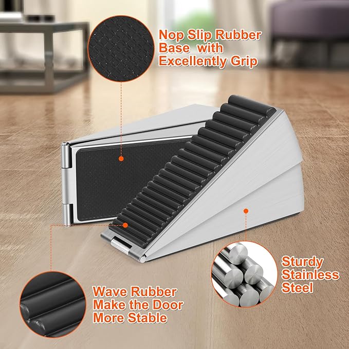 Adjustable Large Door Stoppers, Heavy Duty Door Stoppers - Image 3