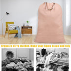 Cotton Canvas Laundry Bag with Handles & Drawstring Straps, Heavy Duty Extra - Image 7
