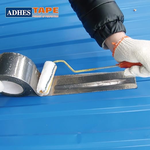 ADHES Premium Aluminum Foil Tape, 2 Inch x 210 Feet, Heat Proof Tape Withstand - Image 6