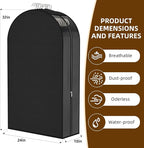 Black Garment Bags for Hanging Clothes 4 Packs, 10“ Gusseted and 32" Clothes - Image 2