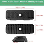 17 Inch Faucet Mat For Kitchen Sink Splash Guard Behind Faucet, ，5°Slope Fast - Image 3