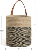 Goodpick 2pack Jute Rope Hanging Basket - Image 5