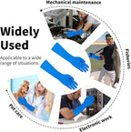 Long Sleeves Durable Disposable Nitrile White Gloves 15inches, Household - Image 6