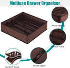 Drawer under Cabinet Clothes Organizer 5 Cell Foldable Storage Cubes Underwear - Image 7