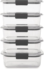 Rubbermaid Brilliance Tritan Plastic Food Storage Containers BPA Free Airtight - Image 2
