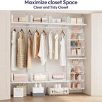 SWTYMIKI Hanging Closet Organizer Storage - Image 6