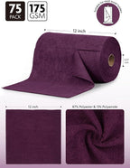 Fantasticlean Microfiber Cleaning Cloth Roll -75 Pack, Tear Away Microfiber - Image 3