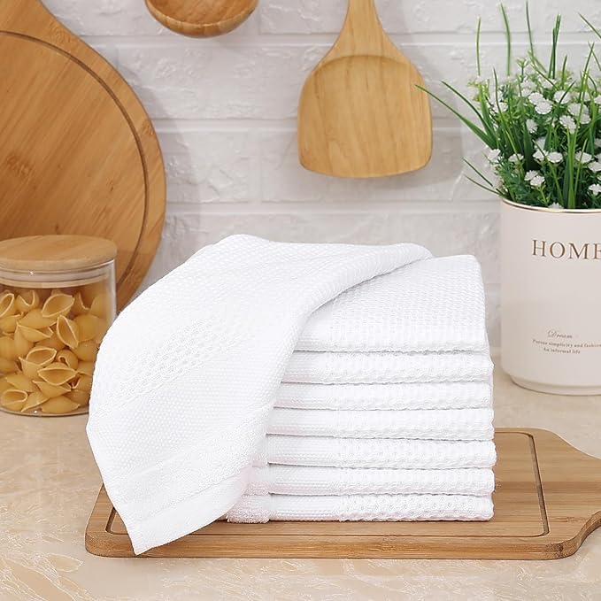 Homaxy 100% Cotton Dish Cloths, 8 Pack - Image 7