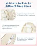 BAGSMART Cord Organizer Travel Cable Bag, Compact Tech Electronic Organizer - Image 4
