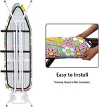 Daisy Stripe Ironing Board Cover Resist Scorching Table Top Ironing Board Cover - Image 5