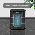 1.8 Gallons Small Stainless Steel Trash Can - Image 7