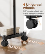 Homde Rolling Clothes Rack - Image 5