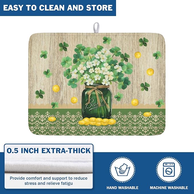 St Patricks Day Dish Drying Mat - Image 5