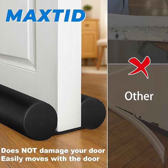 MAXTID Door Draft Stopper for Bottom of Doors Large Door Sweep Under Door Light - Image 6