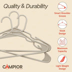 Plastic Clothes Hangers – Heavy Duty Hanger Set, - Image 3