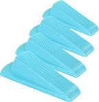 4 Pack Premium Rubber Door Stoppers Wedge, Door Stops by BHYTAKI