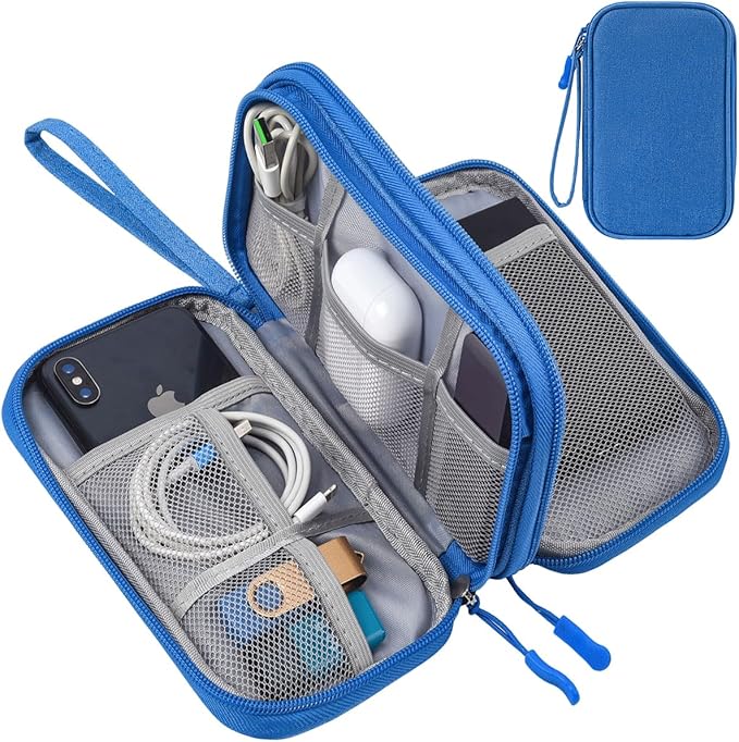Travel Cord Organizer Case, Electronic Accessories Bag, Tech Electronic Case by Unknown