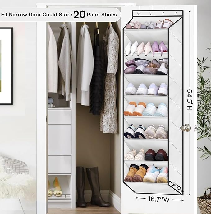 SLEEPING LAMB Over The Door Shoe Organizer - Image 2
