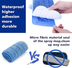 Replacement Washable Microfiber Absorbing Mop Head - Image 3