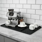 Silicone Coffee Mat 24" x 16", Heat Resistant Non Slip Leak Proof by LKYLIVE