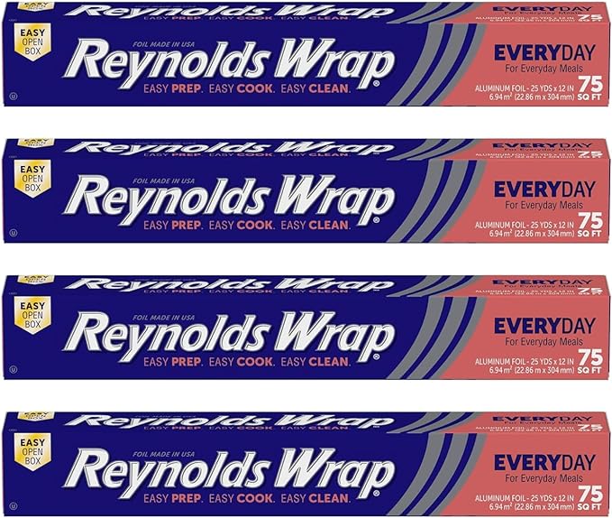 Reynolds Wrap Everyday Strength Aluminum Foil, 75 Square Feet by Reynolds+Wrap