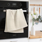 Jacquotha Waffle Hand Towels 5-Piece – Cotton, Quick Dry, Lint Free, 13” x 29” - Image 7