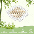 1000 Count Bamboo Cotton Swabs – Sturdy Wooden Sticks - Image 2