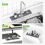 15.8" x 4" Stone Faucet Mat for Kitchen Sink, Quick Drying Diatomite Sink Tray - Image 8
