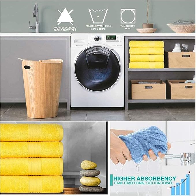Lchkrep 2 Pack Cotton Hand Towels, Cotton Salon Thick Towels - Image 7