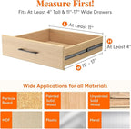 Lifewit 5 Pack 4" High Drawer Dividers 28-43.5cm/11-17" Adjustable Drawer - Image 2