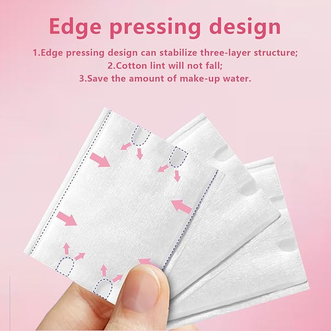 Cotton Pads - Includes 200 Squares - - Image 3