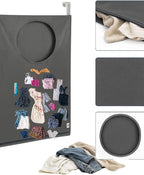 Hanging Laundry Hamper Bag – Space-Saving Dirty Clothes Storage - Image 2