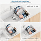 iSPECLE Expandable in Sink Dish Drying Rack - Image 3