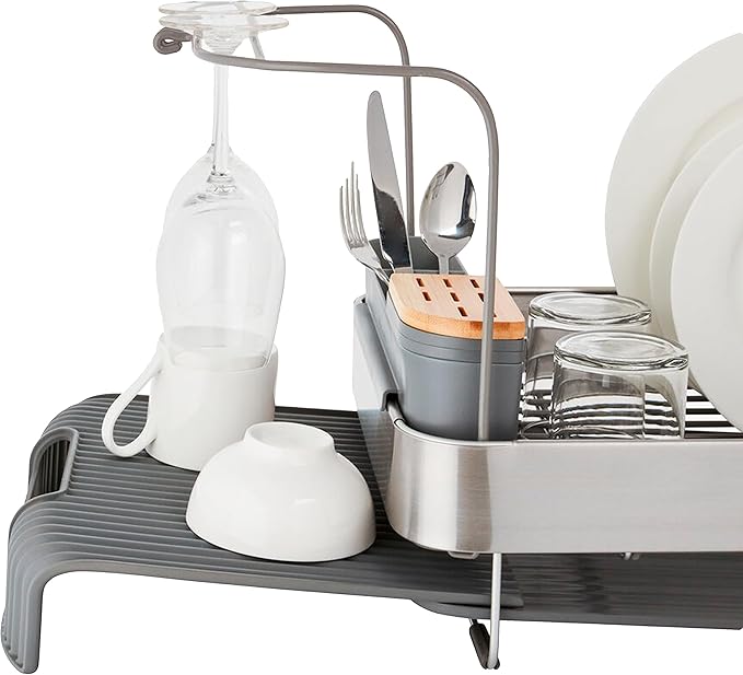 KitchenAid Compact to Full Size Expandable, Rust Resistant Satin Coated Dish - Image 4