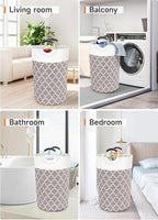 Large Laundry Basket Laundry Hamper Bag Washing Bin Clothes Bag Collapsible Tall - Image 7