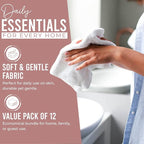 DAN RIVER 12 Pack Wash Cloths for Showering - Image 3