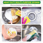 HOMERHYME Heavy Duty Sponges 60 Pack, Sponges Kitchen Double-Side Scratch-Free - Image 3