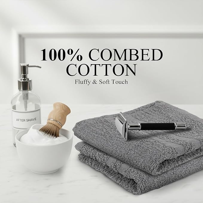 Hand Towels Grey Economy Salon Towels - Image 3