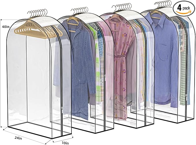 Upgraded Thickened Clear Garment Bags by Unknown
