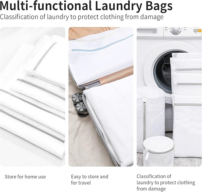 3 Pack Small Mesh Laundry Bags by MDSXO- Small Durable Lingerie Delicates Bag - Image 5