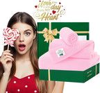 VOOVA & MOVAS Pink Towels for Bathroom - Image 6